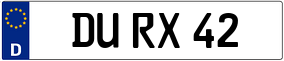 Truck License Plate